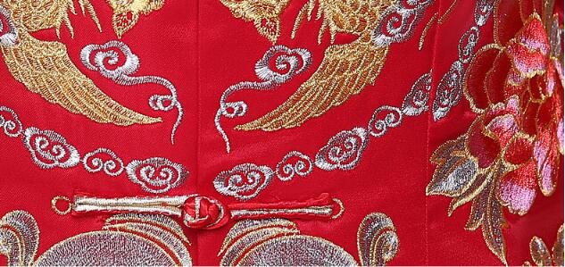 家佳樂文學(xué)蘇繡秀禾服嫁衣中式婚禮禮服