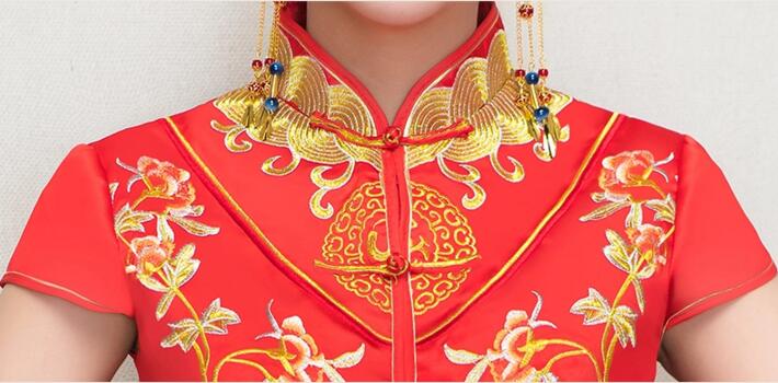 家佳樂文學新娘禮服中式婚禮禮服圖片