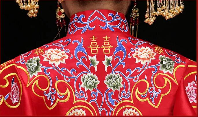 家佳樂文學(xué)新娘禮服中式婚禮禮服