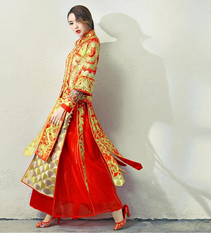 家佳樂文學(xué)新娘嫁衣中式禮服