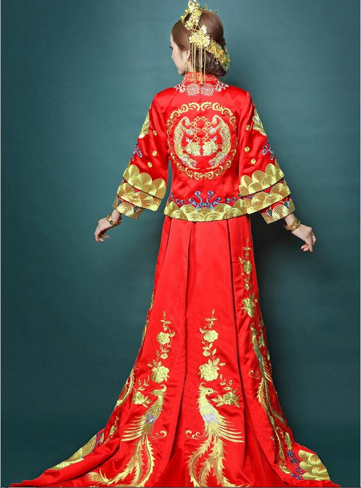 家佳樂文學(xué)龍鳳褂中式禮服圖片