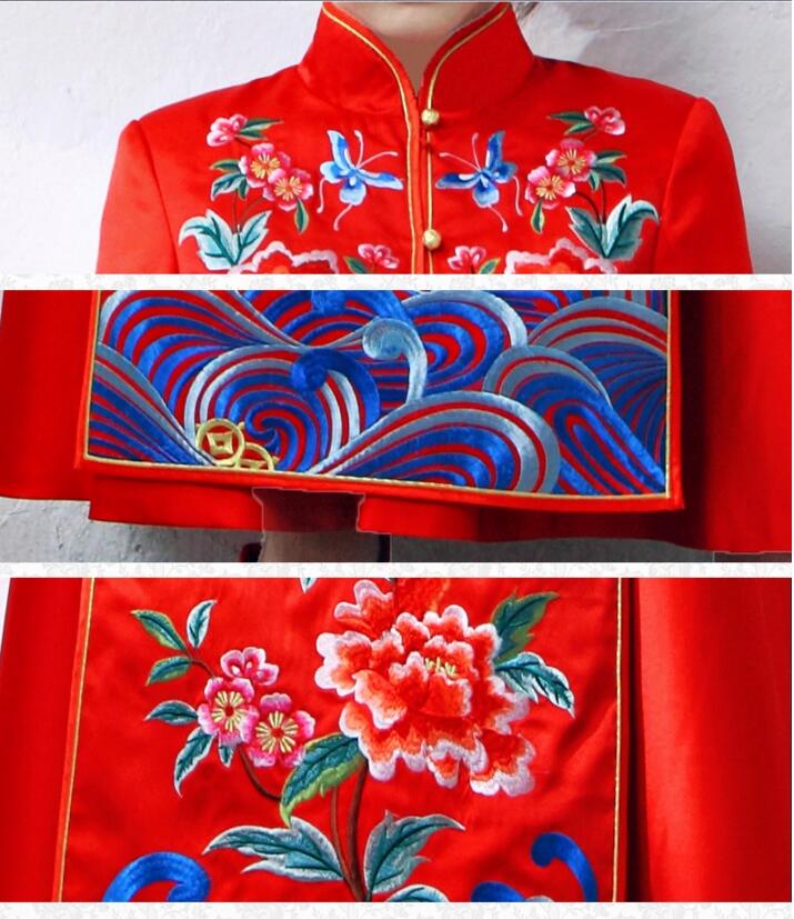 家佳樂文學(xué)秀禾服褂群中式禮服