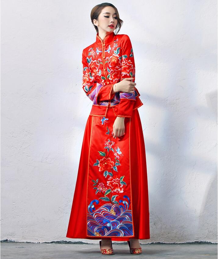 家佳樂文學(xué)秀禾服褂群中式禮服