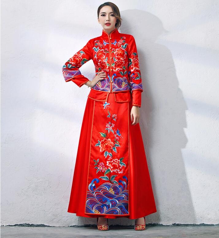 家佳樂文學(xué)秀禾服褂群中式禮服