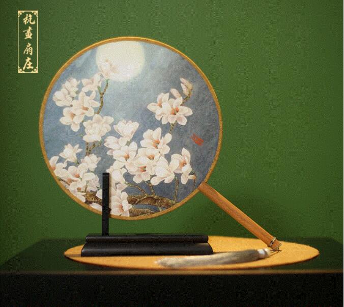 家佳樂文學(xué)古典雙面團(tuán)扇