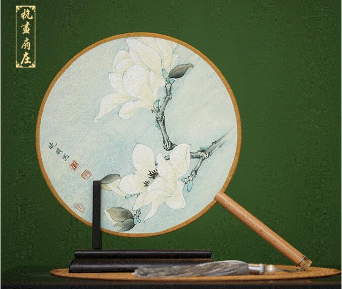 家佳樂文學(xué)古典雙面團(tuán)扇