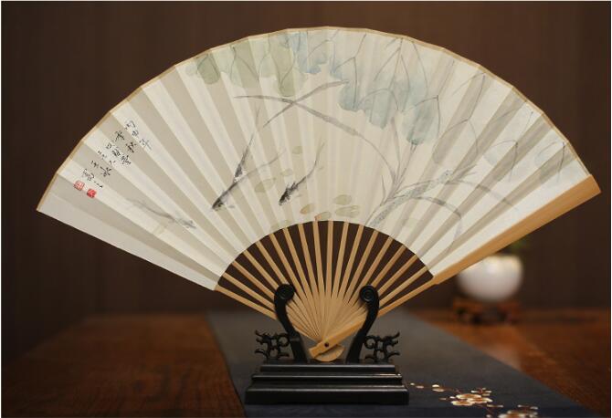 家佳樂文學(xué)玉竹折扇圖片
