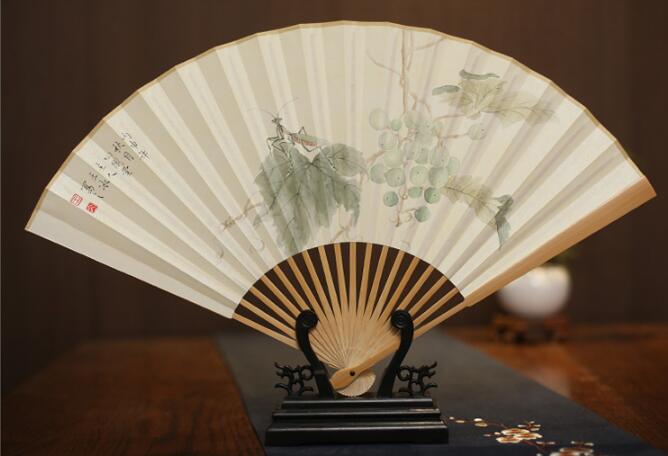 家佳樂文學(xué)玉竹折扇圖片