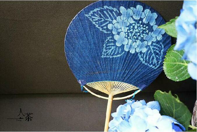 家佳樂(lè)文學(xué)復(fù)古刺繡和風(fēng)扇