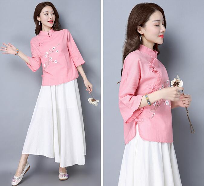 民族風(fēng)改良女士唐裝