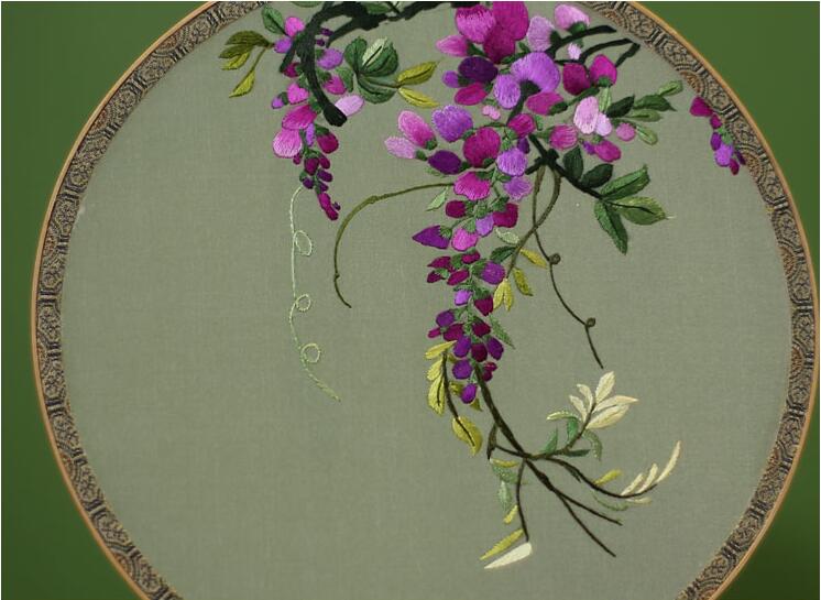 家佳樂文學(xué)蘇繡真絲團(tuán)扇