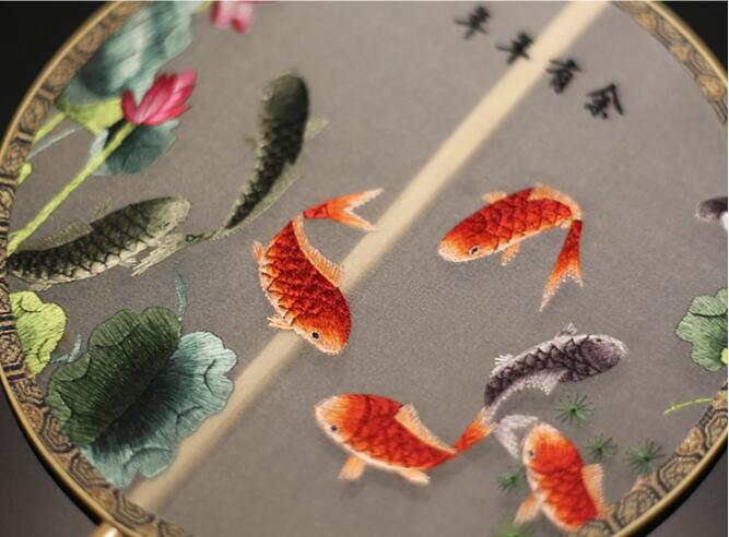 家佳樂(lè)文學(xué)蘇繡真絲扇