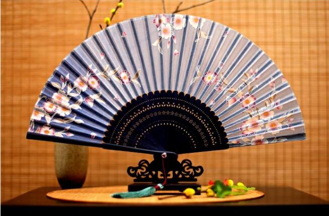 家佳樂文學(xué)真絲絲綢工藝折扇