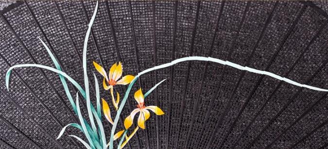 家佳樂文學(xué)烏木扇雕刻拉花折扇