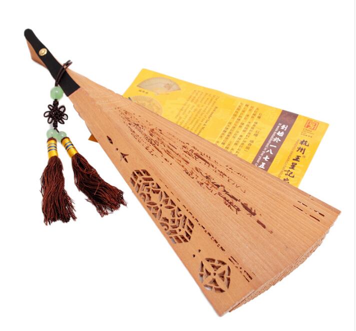 家佳樂文學(xué)紅檀香扇折扇圖片