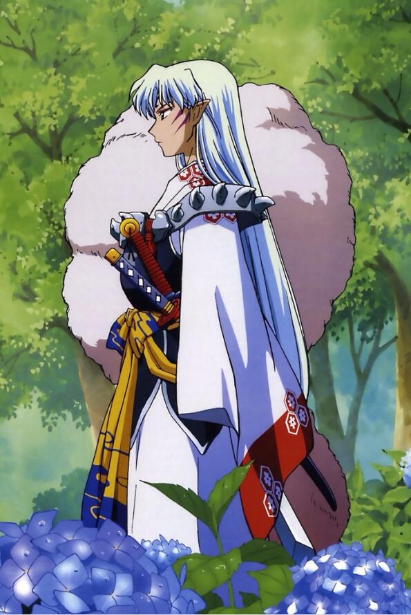 古風動漫美男殺生丸壁紙圖片