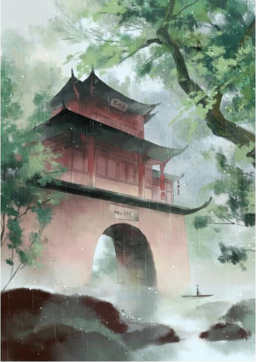 古風(fēng)漫畫(huà)《遠(yuǎn)山千霖》圖片，壁紙圖片