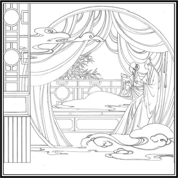 白蛇傳的故事，白蛇傳繪本插畫