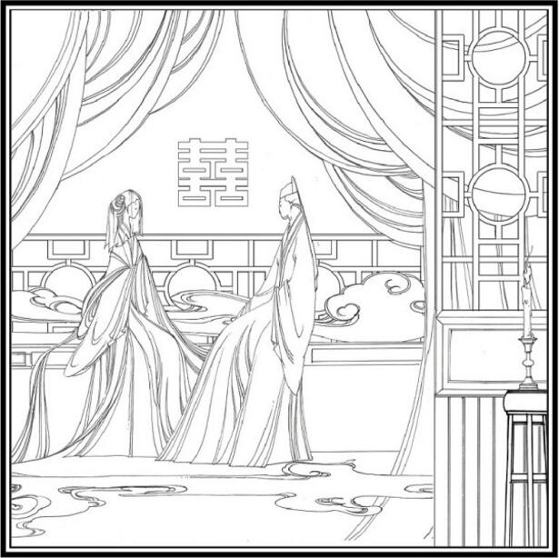 白蛇傳的故事，白蛇傳繪本插畫