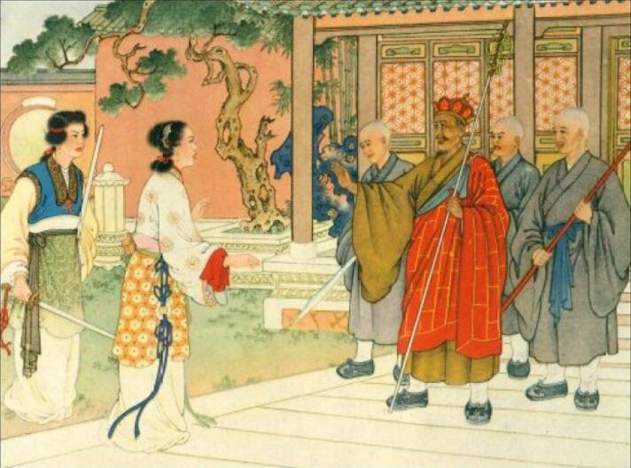 家佳樂文學(xué)白蛇傳奇，白蛇傳繪本插畫