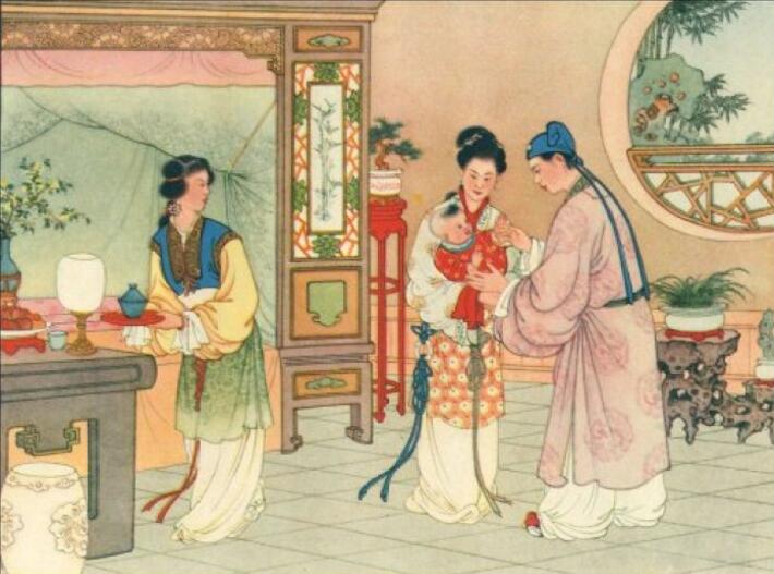 家佳樂文學(xué)白蛇傳奇，白蛇傳繪本插畫