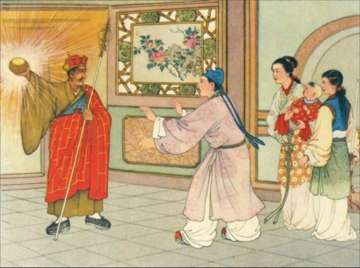 家佳樂文學(xué)白蛇傳奇，白蛇傳繪本插畫