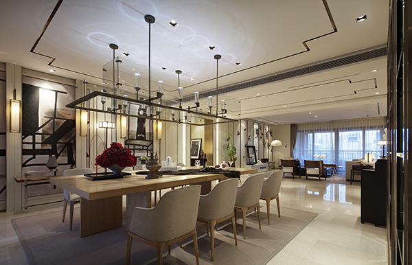 新中式裝修設(shè)計，會舍圖（三）