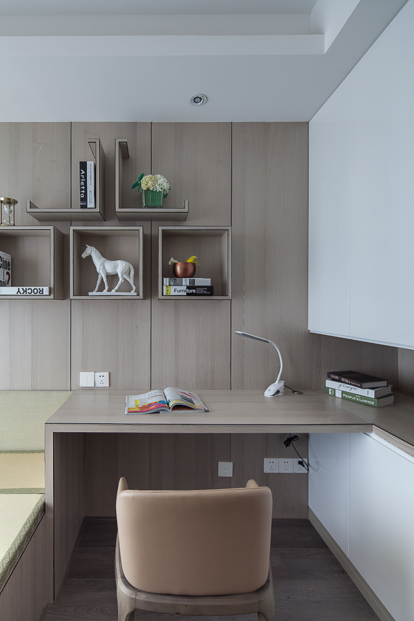 新中式裝修設(shè)計，會舍圖(六)