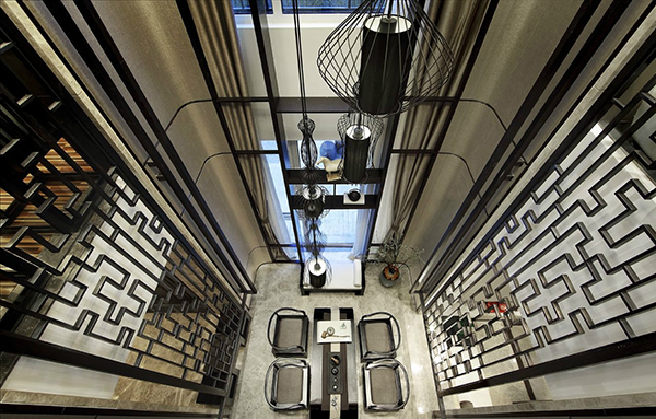 裝修設(shè)計(jì)圖，新中式裝修