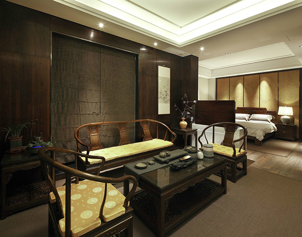 新中式裝修設計圖，會舍裝修