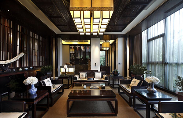 新中式裝修設(shè)計圖，會舍裝修