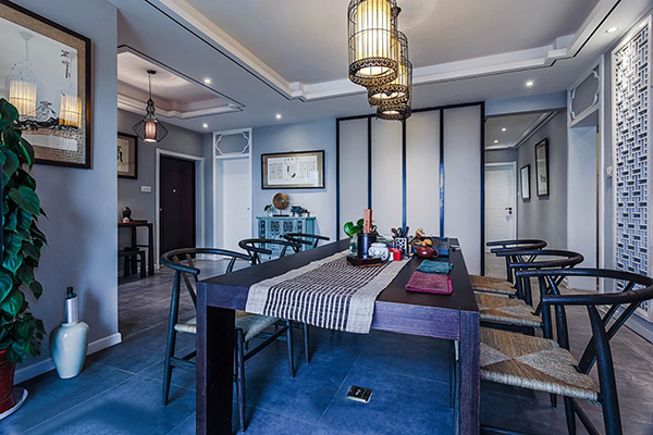 新中式房屋設(shè)計，會舍裝修設(shè)計圖