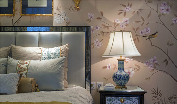 新中式裝飾風(fēng)格，會(huì)舍裝修設(shè)計(jì)