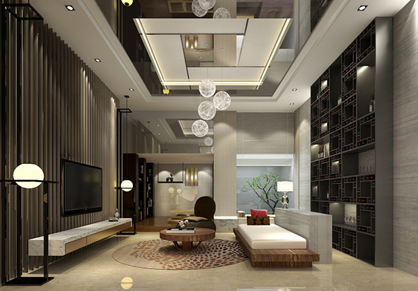 會舍裝修設計，新中式裝修設計