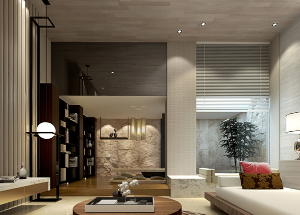 會舍裝修設計，新中式裝修設計