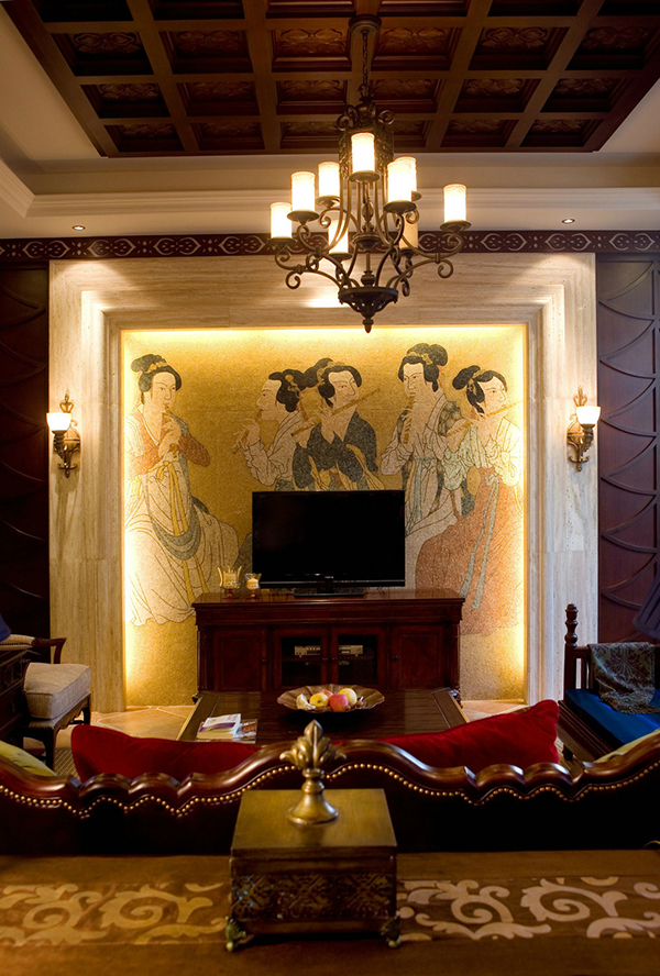 裝修設計圖，新中式會舍設計