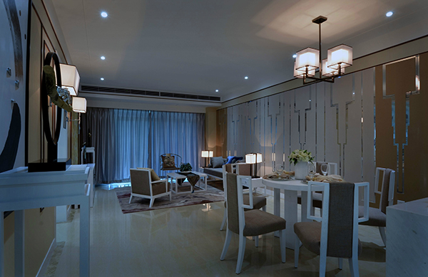 新中式裝修設(shè)計(jì)圖，會(huì)舍設(shè)計(jì)圖