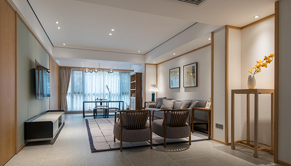 新中式裝修設(shè)計(jì)，會(huì)舍裝修設(shè)計(jì)