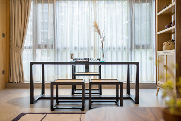 新中式裝修設(shè)計，會舍裝修設(shè)計