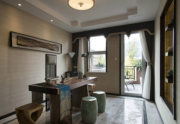 新中式裝修設(shè)計，新中式會舍裝修