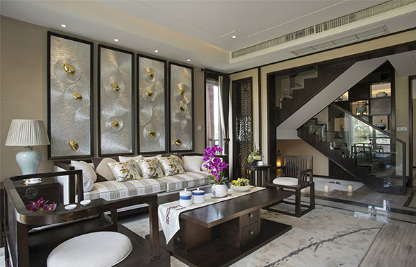 新中式裝修設計，新中式會舍裝修