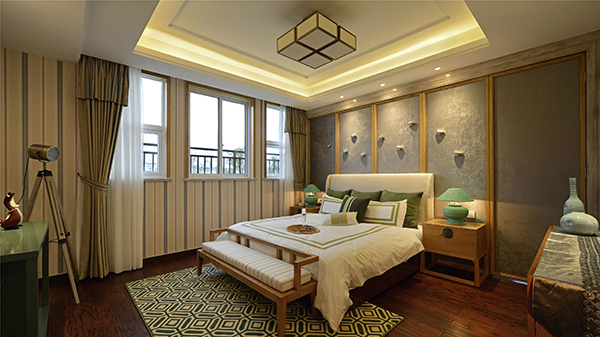 新中式裝修設計，新中式會舍裝修