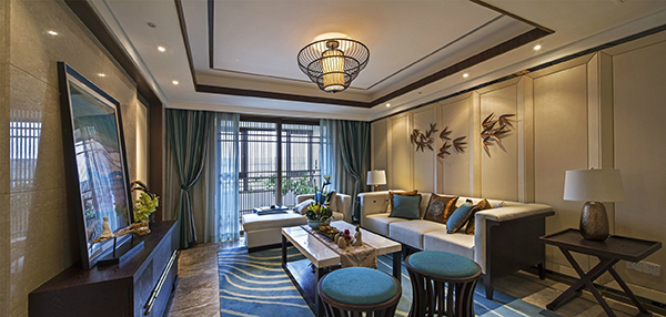 新中式設(shè)計(jì)，會(huì)舍的裝修設(shè)計(jì)圖