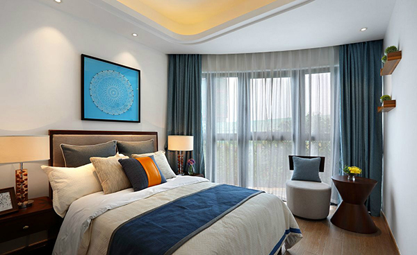 新中式裝修設(shè)計，會舍裝修(七)