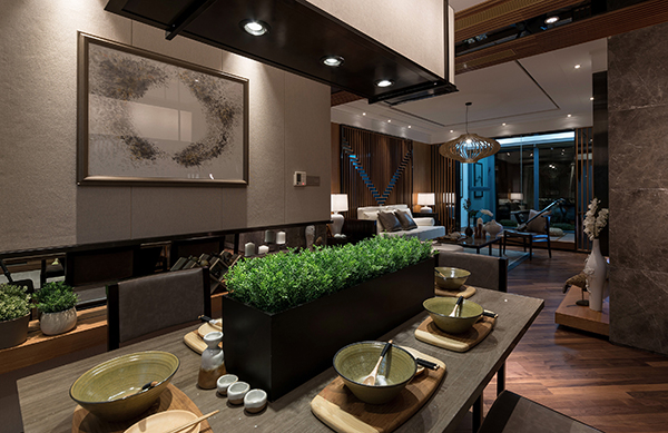 新中式裝修設(shè)計，會舍裝修設(shè)計(二)