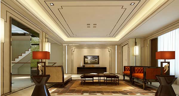 新中式裝修設(shè)計(jì)，會(huì)舍裝修設(shè)計(jì)圖（一）