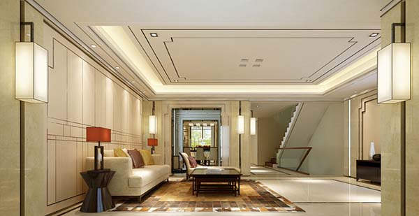 新中式裝修設(shè)計(jì)，會(huì)舍裝修設(shè)計(jì)圖（一）