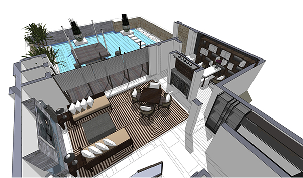 新中式會(huì)舍裝修設(shè)計(jì)樣板圖