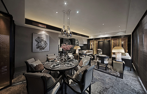 新中式會舍裝修設計樣板圖