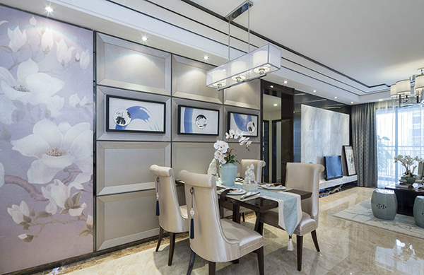 新中式裝修設(shè)計，會舍裝修設(shè)計圖(三)